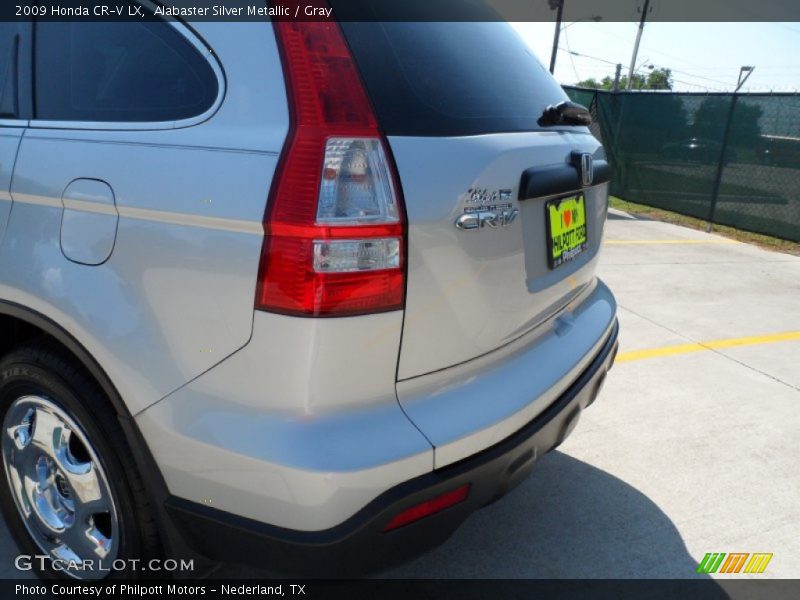 Alabaster Silver Metallic / Gray 2009 Honda CR-V LX
