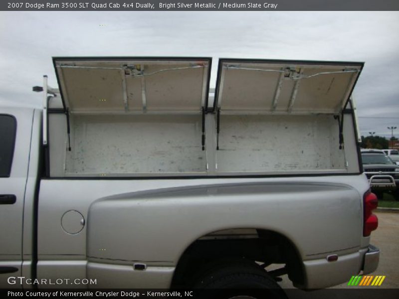 Bright Silver Metallic / Medium Slate Gray 2007 Dodge Ram 3500 SLT Quad Cab 4x4 Dually