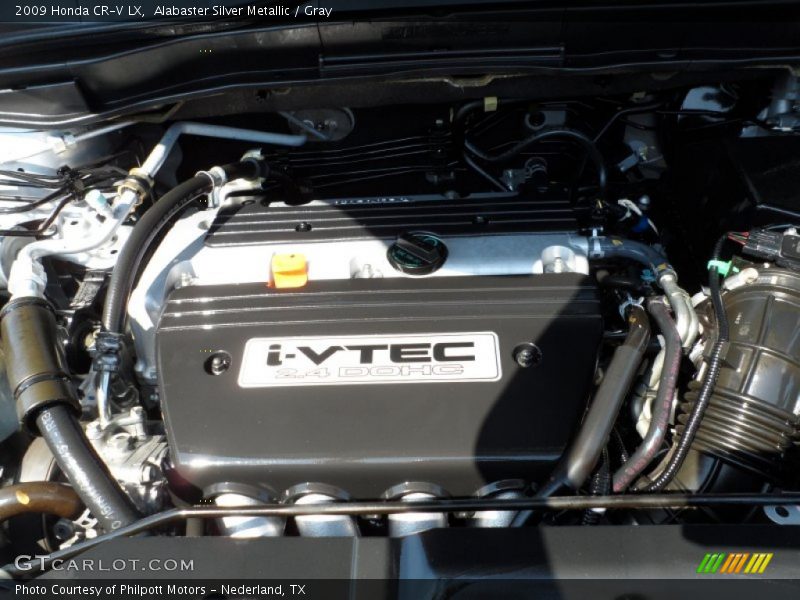 Alabaster Silver Metallic / Gray 2009 Honda CR-V LX