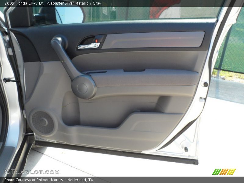 Alabaster Silver Metallic / Gray 2009 Honda CR-V LX