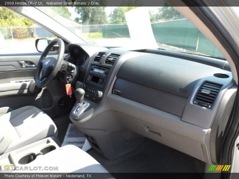 Alabaster Silver Metallic / Gray 2009 Honda CR-V LX