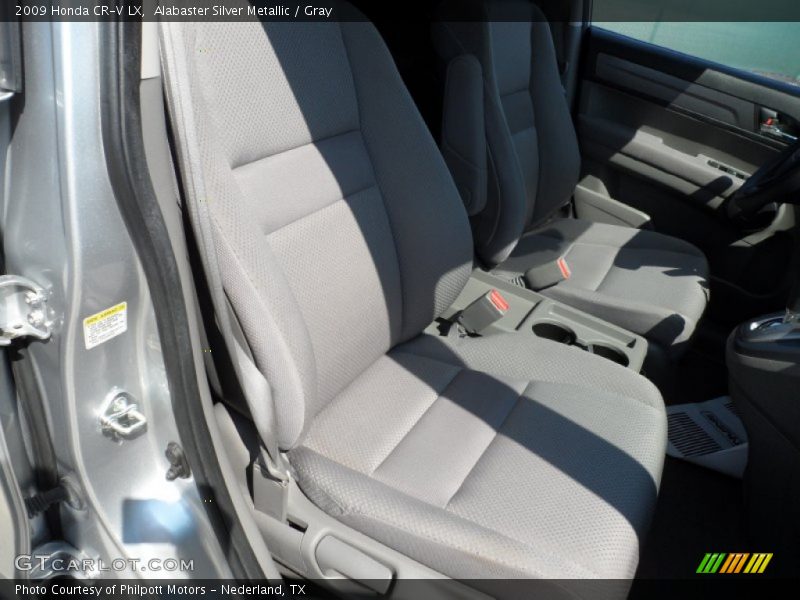 Alabaster Silver Metallic / Gray 2009 Honda CR-V LX