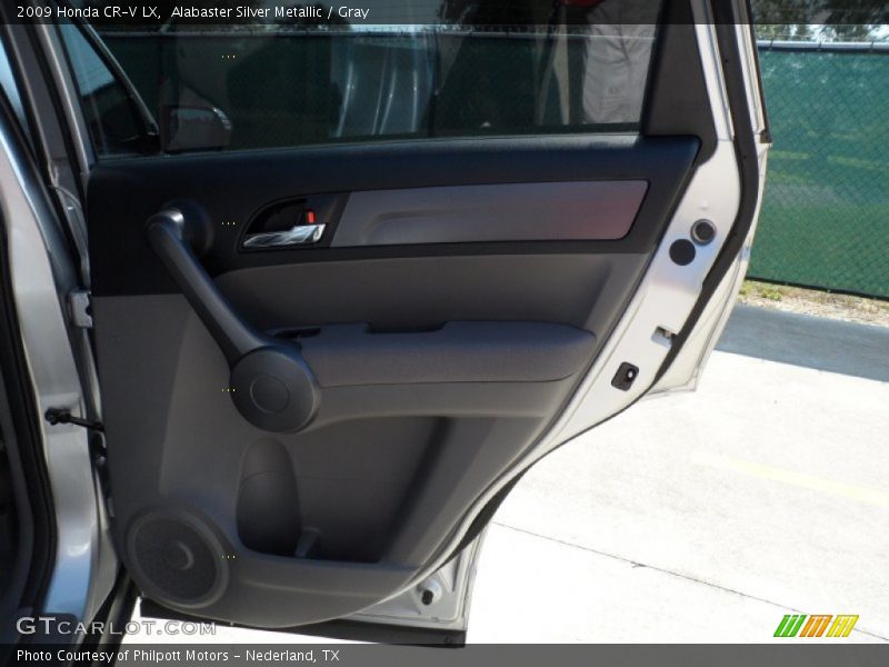 Alabaster Silver Metallic / Gray 2009 Honda CR-V LX