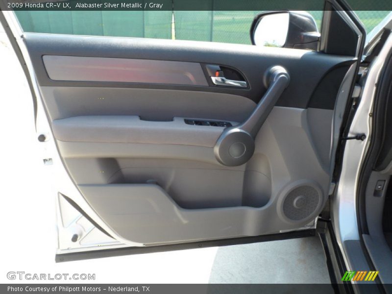 Alabaster Silver Metallic / Gray 2009 Honda CR-V LX