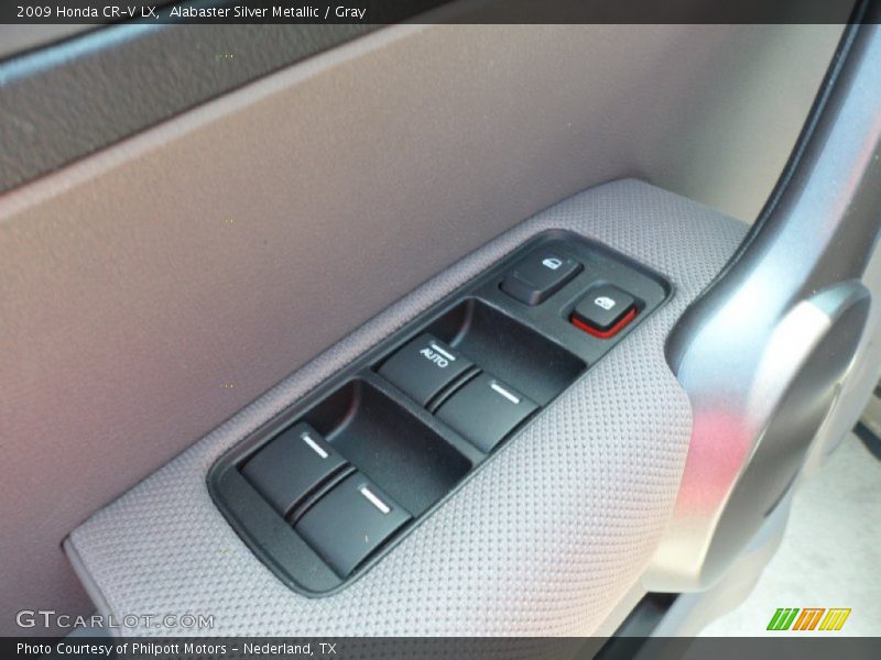 Alabaster Silver Metallic / Gray 2009 Honda CR-V LX