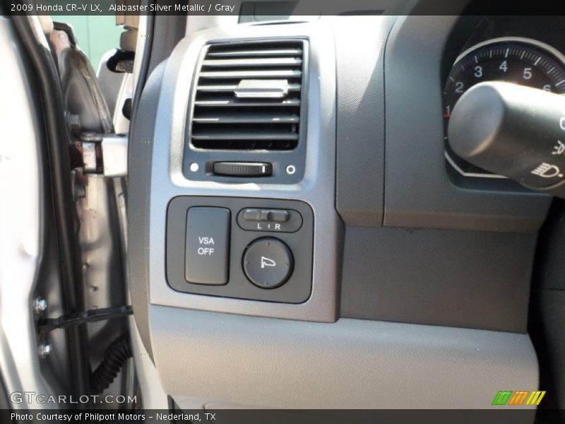 Alabaster Silver Metallic / Gray 2009 Honda CR-V LX