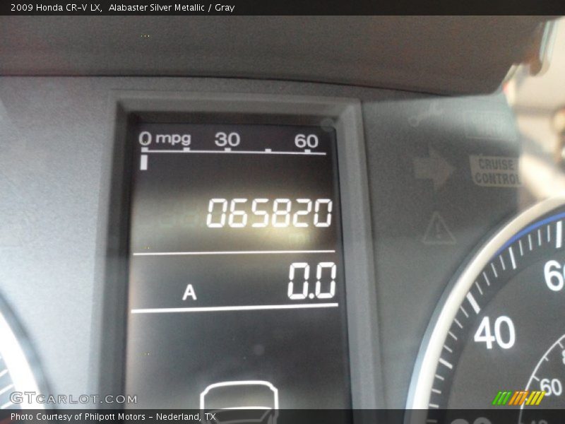 Alabaster Silver Metallic / Gray 2009 Honda CR-V LX