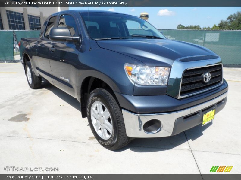 Slate Gray Metallic / Graphite Gray 2008 Toyota Tundra Double Cab