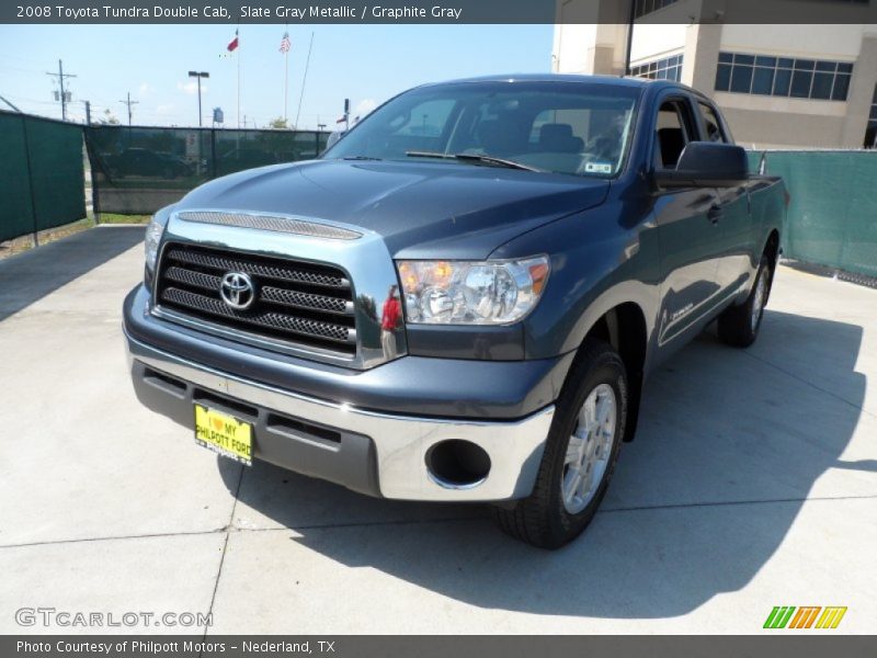 Slate Gray Metallic / Graphite Gray 2008 Toyota Tundra Double Cab