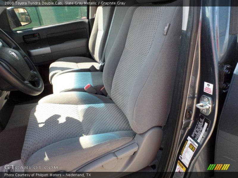 Slate Gray Metallic / Graphite Gray 2008 Toyota Tundra Double Cab