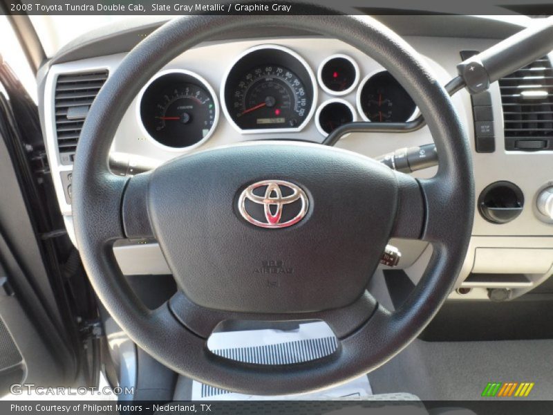 Slate Gray Metallic / Graphite Gray 2008 Toyota Tundra Double Cab