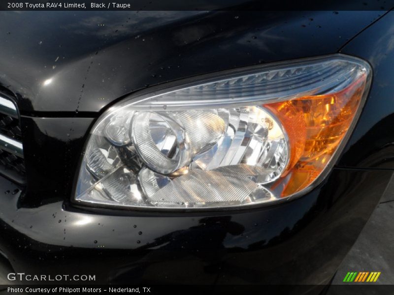 Black / Taupe 2008 Toyota RAV4 Limited