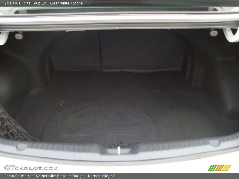 Clear White / Stone 2010 Kia Forte Koup EX