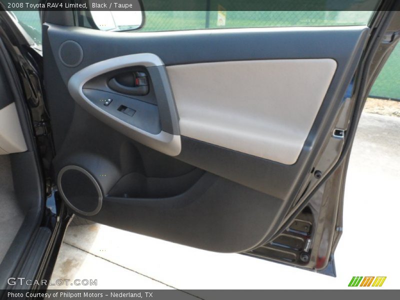 Black / Taupe 2008 Toyota RAV4 Limited