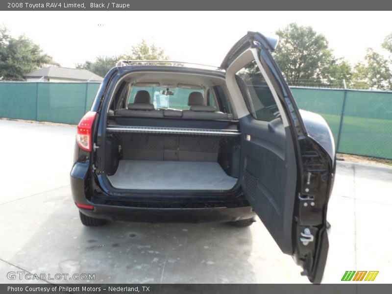 Black / Taupe 2008 Toyota RAV4 Limited