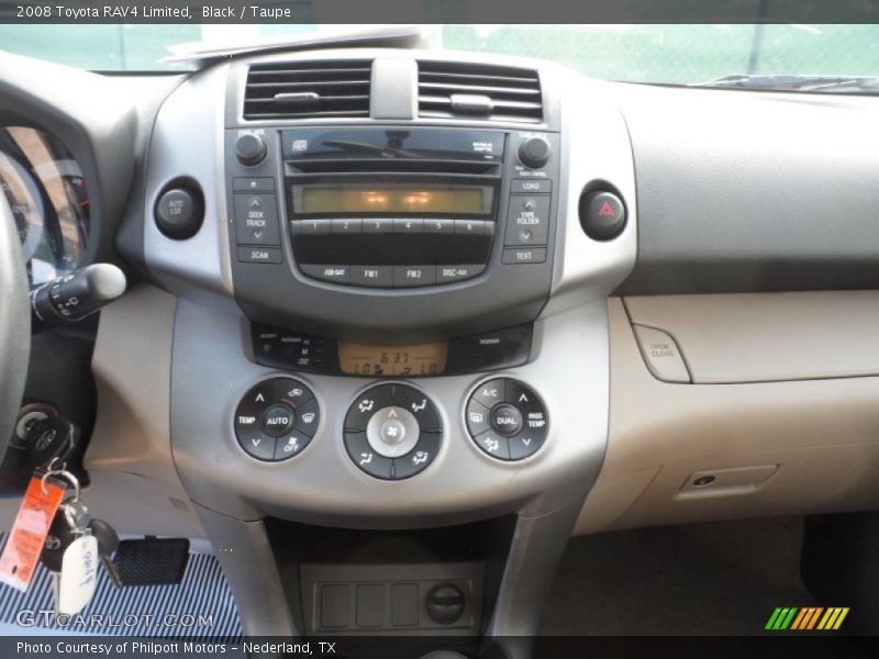Black / Taupe 2008 Toyota RAV4 Limited