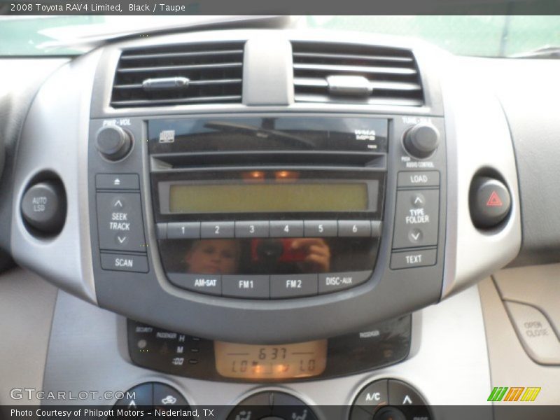 Black / Taupe 2008 Toyota RAV4 Limited