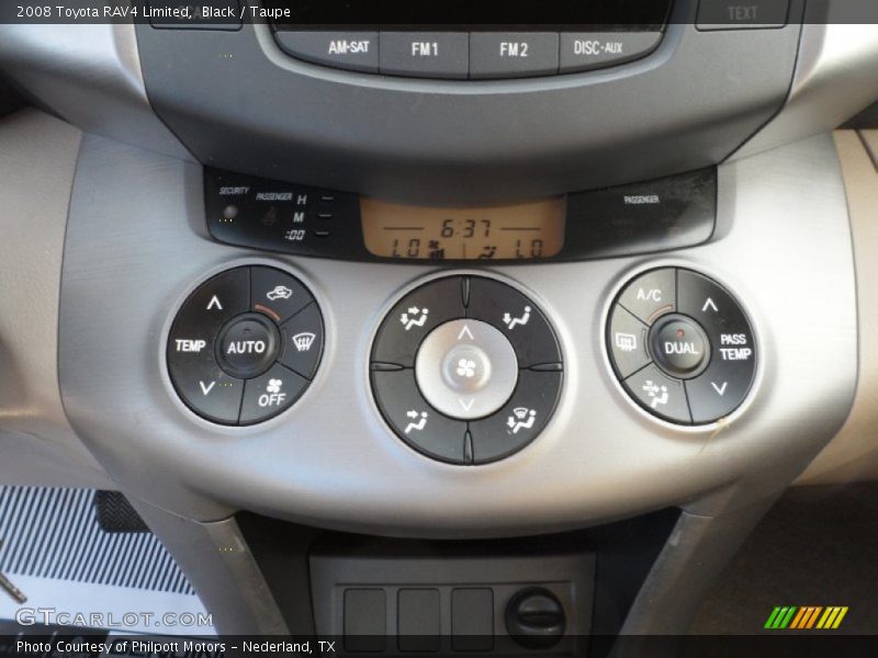Black / Taupe 2008 Toyota RAV4 Limited