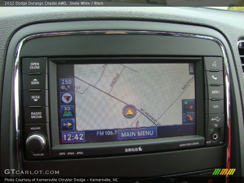 Navigation of 2012 Durango Citadel AWD