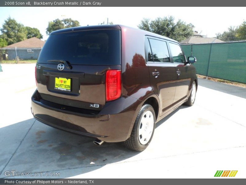 Blackberry Crush Metallic / Dark Gray 2008 Scion xB