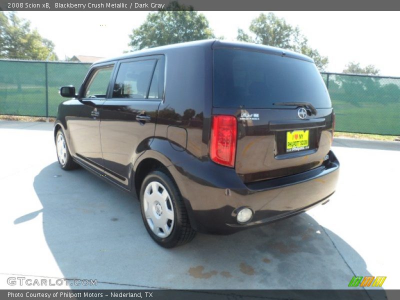 Blackberry Crush Metallic / Dark Gray 2008 Scion xB