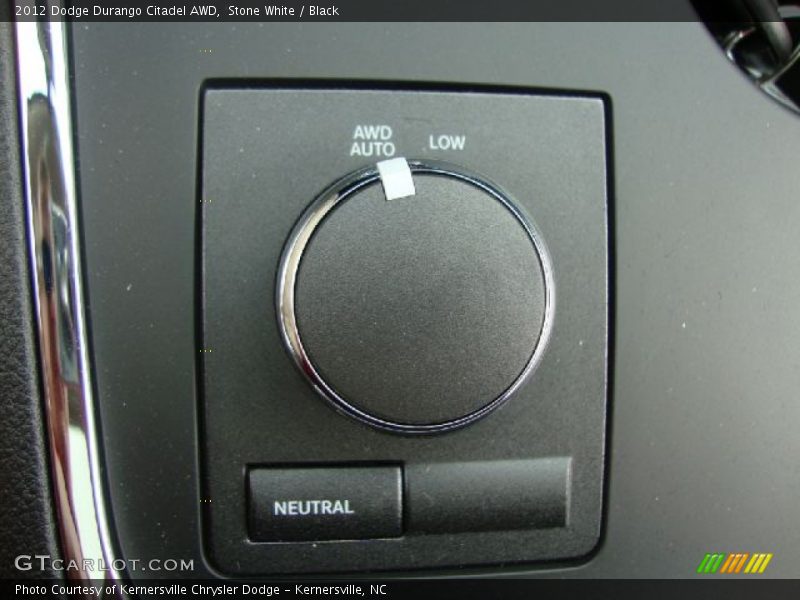 Controls of 2012 Durango Citadel AWD