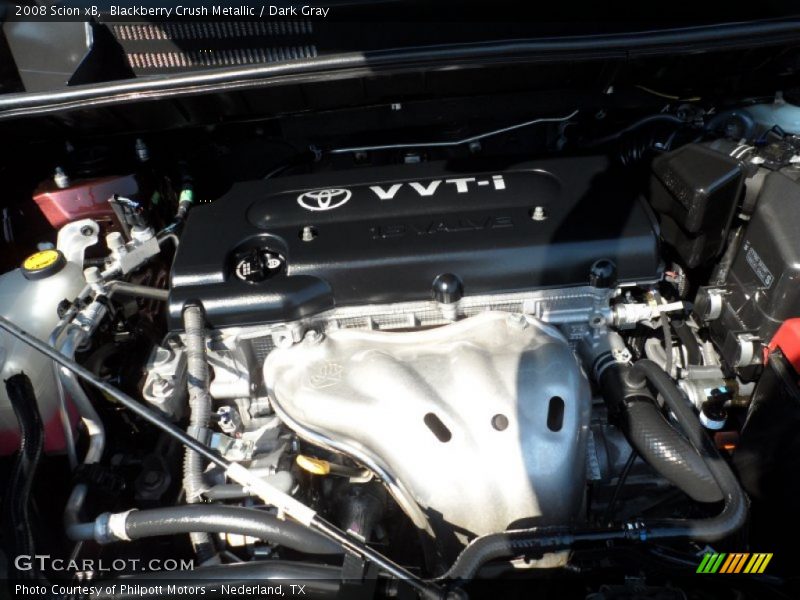  2008 xB  Engine - 2.4 Liter DOHC 16V VVT-i 4 Cylinder