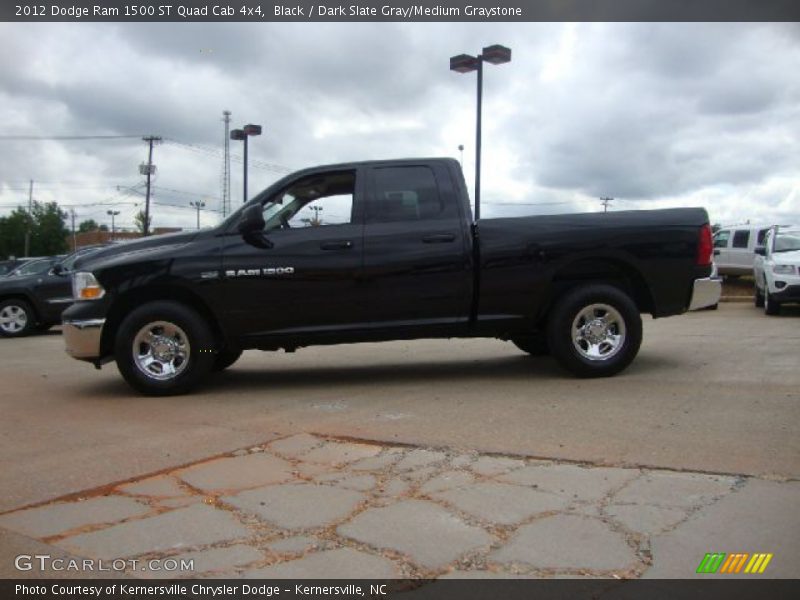 Black / Dark Slate Gray/Medium Graystone 2012 Dodge Ram 1500 ST Quad Cab 4x4