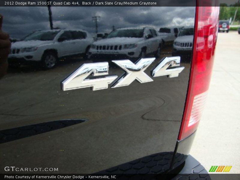Black / Dark Slate Gray/Medium Graystone 2012 Dodge Ram 1500 ST Quad Cab 4x4