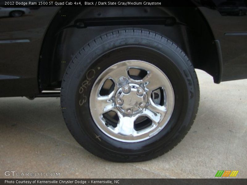 Black / Dark Slate Gray/Medium Graystone 2012 Dodge Ram 1500 ST Quad Cab 4x4