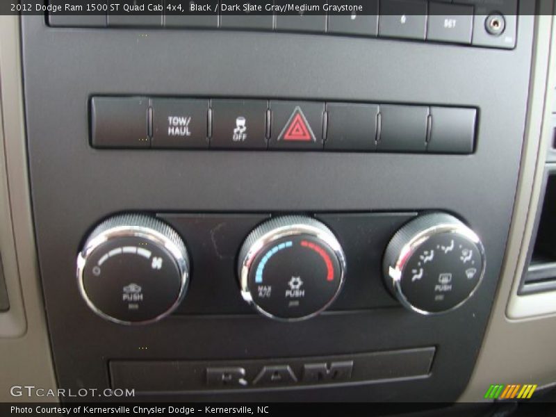 Black / Dark Slate Gray/Medium Graystone 2012 Dodge Ram 1500 ST Quad Cab 4x4
