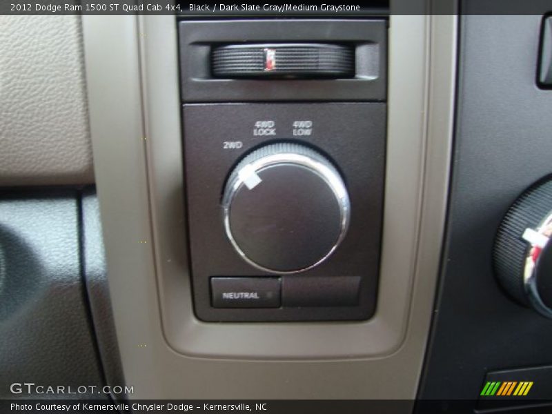 Black / Dark Slate Gray/Medium Graystone 2012 Dodge Ram 1500 ST Quad Cab 4x4