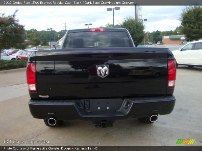 Black / Dark Slate Gray/Medium Graystone 2012 Dodge Ram 1500 Express Regular Cab