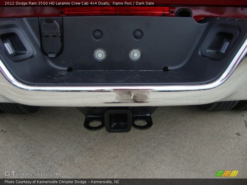Flame Red / Dark Slate 2012 Dodge Ram 3500 HD Laramie Crew Cab 4x4 Dually