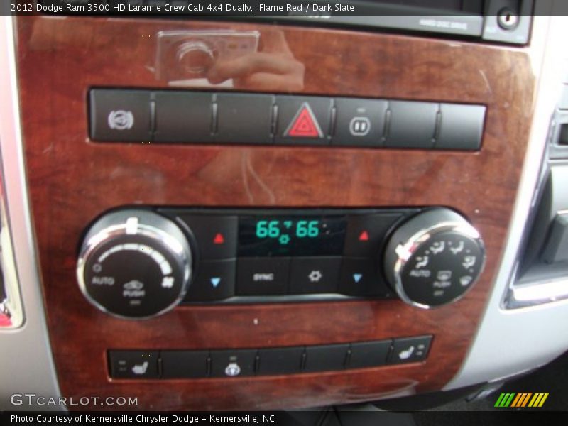 Flame Red / Dark Slate 2012 Dodge Ram 3500 HD Laramie Crew Cab 4x4 Dually