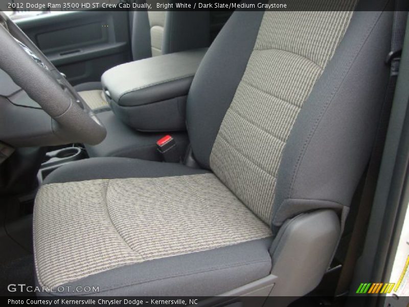 Bright White / Dark Slate/Medium Graystone 2012 Dodge Ram 3500 HD ST Crew Cab Dually