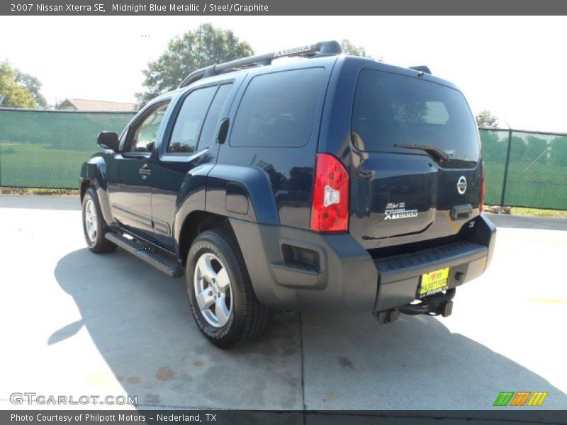 Midnight Blue Metallic / Steel/Graphite 2007 Nissan Xterra SE