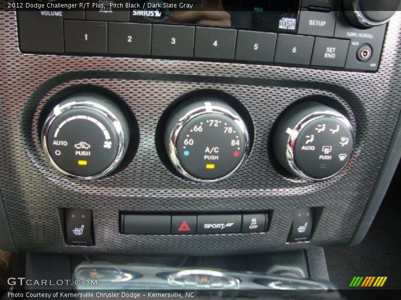 Controls of 2012 Challenger R/T Plus