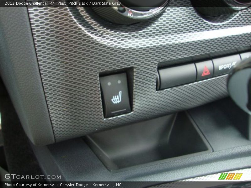 Pitch Black / Dark Slate Gray 2012 Dodge Challenger R/T Plus
