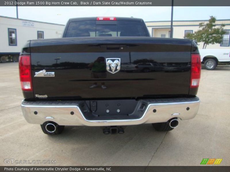 Black / Dark Slate Gray/Medium Graystone 2012 Dodge Ram 1500 Big Horn Crew Cab