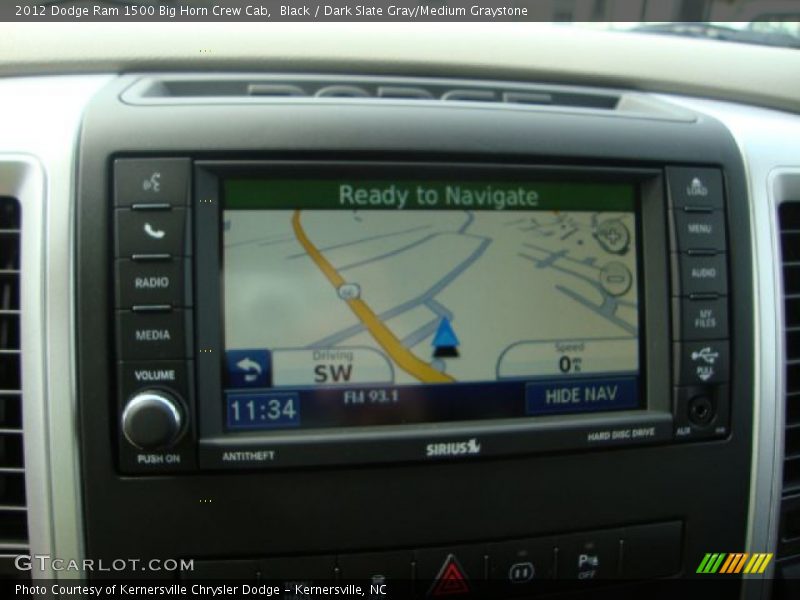 Navigation of 2012 Ram 1500 Big Horn Crew Cab