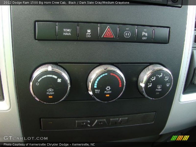 Controls of 2012 Ram 1500 Big Horn Crew Cab