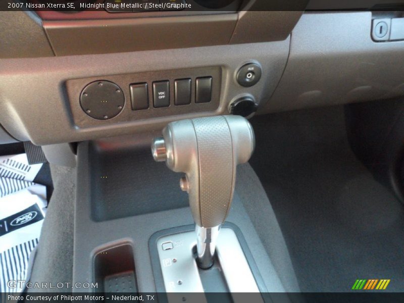 Midnight Blue Metallic / Steel/Graphite 2007 Nissan Xterra SE