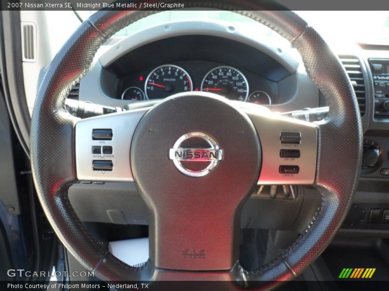 Midnight Blue Metallic / Steel/Graphite 2007 Nissan Xterra SE