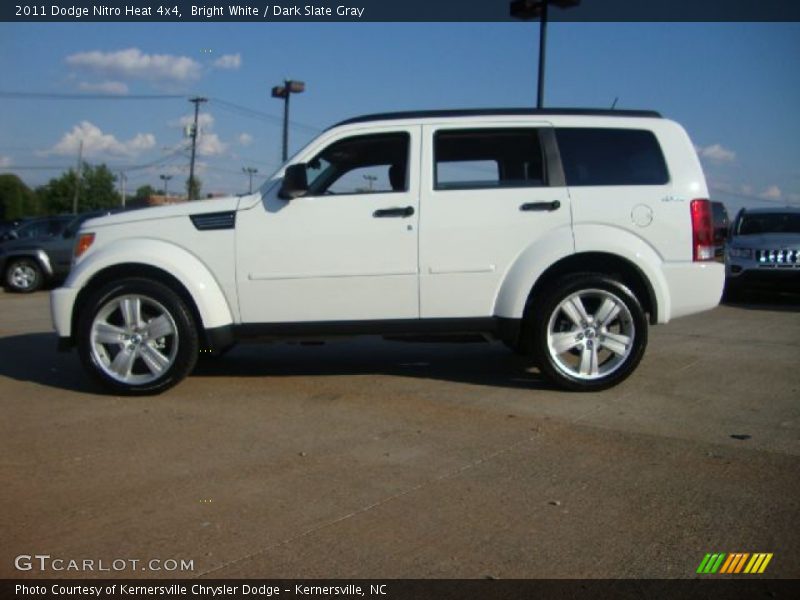 Bright White / Dark Slate Gray 2011 Dodge Nitro Heat 4x4