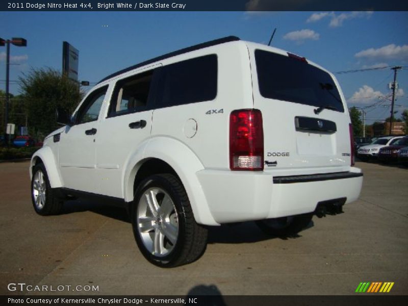Bright White / Dark Slate Gray 2011 Dodge Nitro Heat 4x4