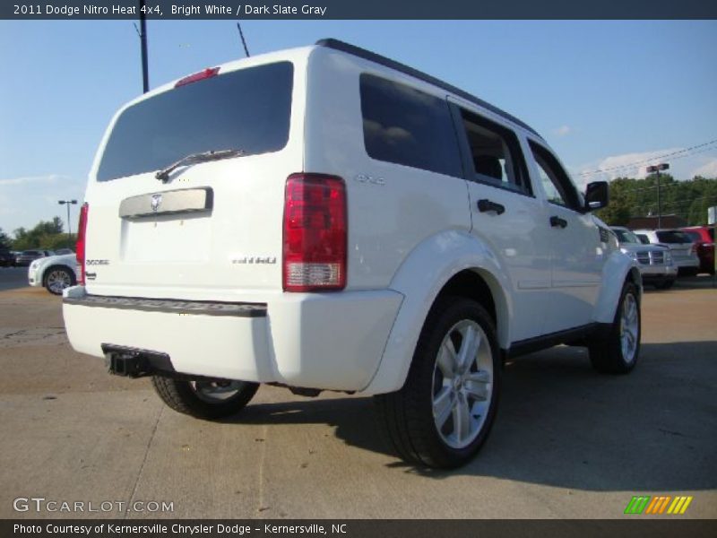 Bright White / Dark Slate Gray 2011 Dodge Nitro Heat 4x4