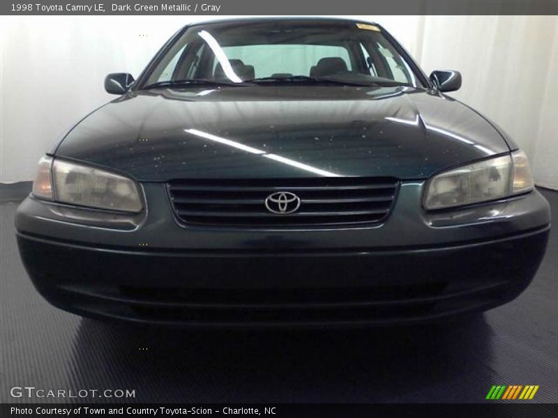 Dark Green Metallic / Gray 1998 Toyota Camry LE