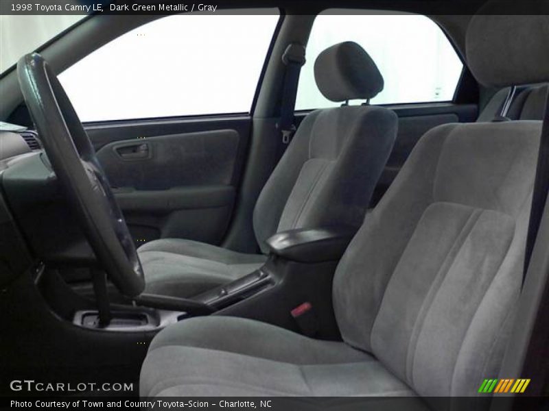 Dark Green Metallic / Gray 1998 Toyota Camry LE