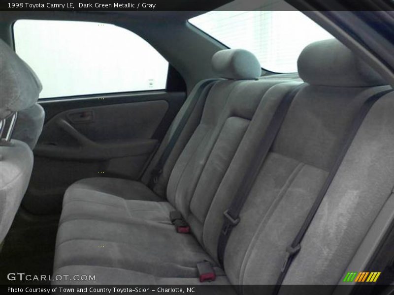 Dark Green Metallic / Gray 1998 Toyota Camry LE